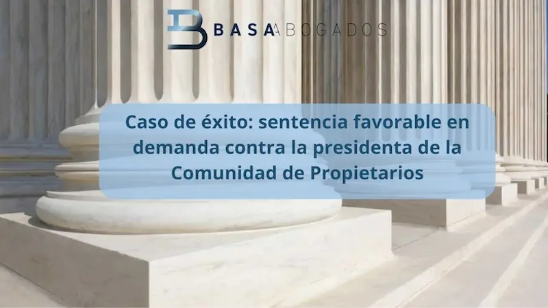 sentencia favorable demanda contra presidenta comunidad