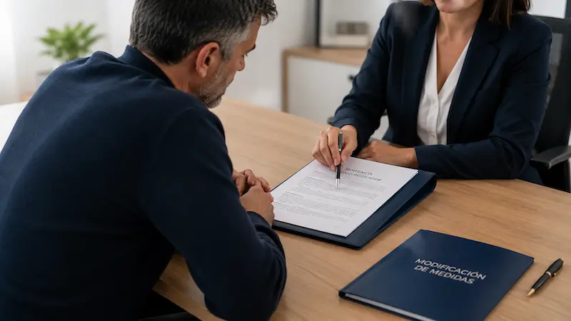 modificación medidas divorcio